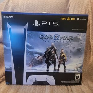 Sony Playstation 5 PS5 God of War Ragnarok Digital Edition Console